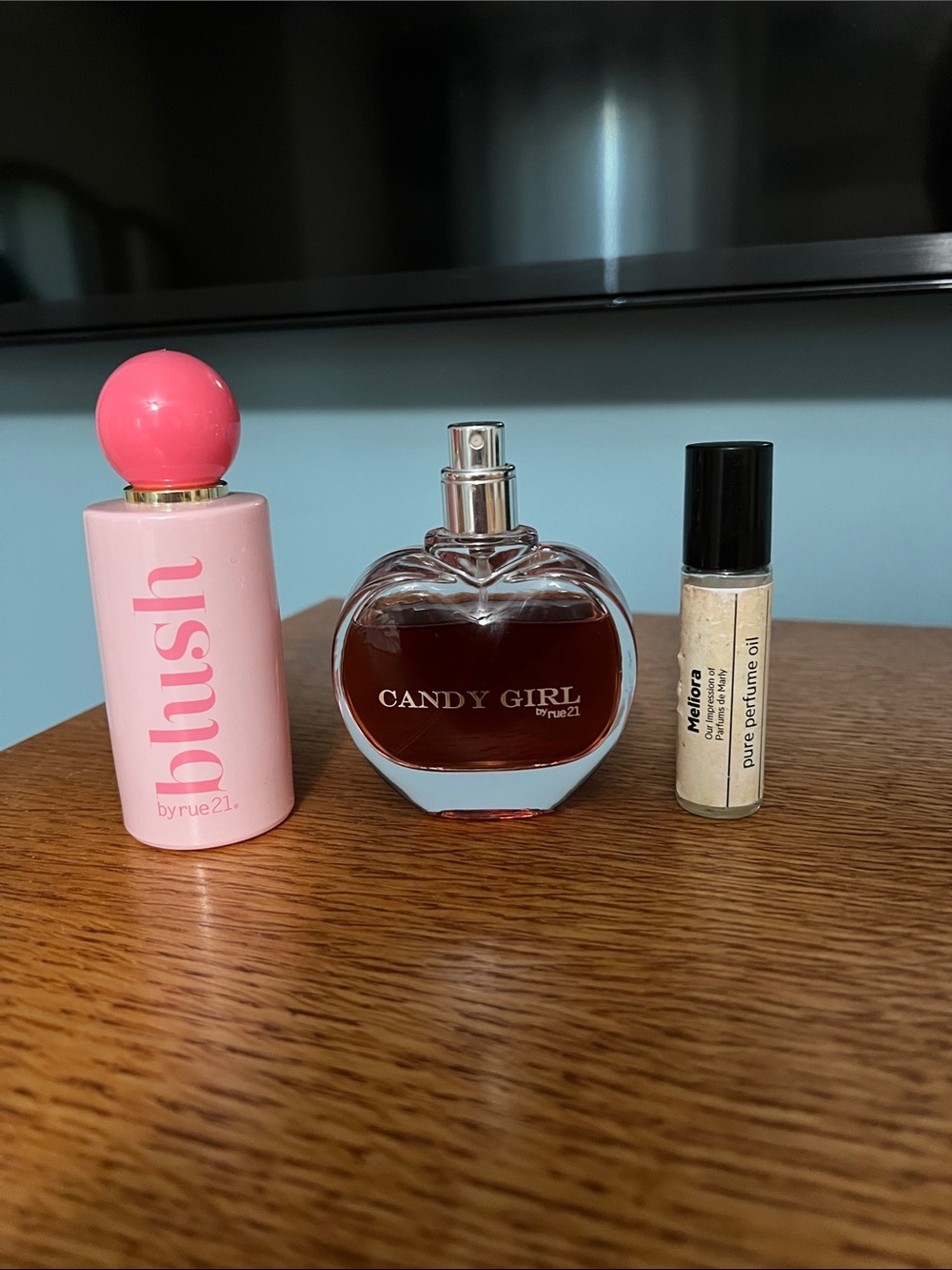 Rue 21 blush, candy girl, Oil perfumery Meliora (Parfums de marly)